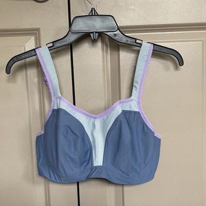 PANACHE Sport 36E Graylavender Ultimate HighImpact 5021Convertible Underwire Bra